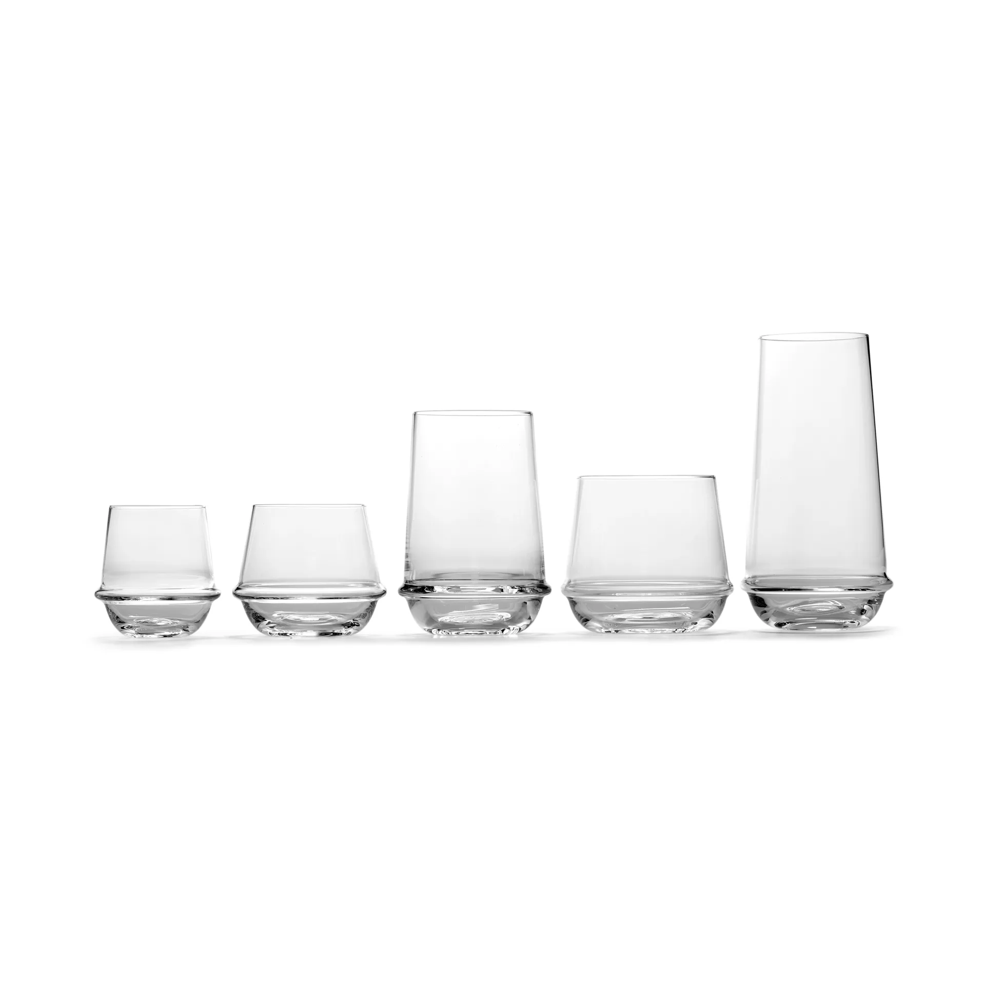 Dune tumbler L 38 cl 4-pack, Clear Serax