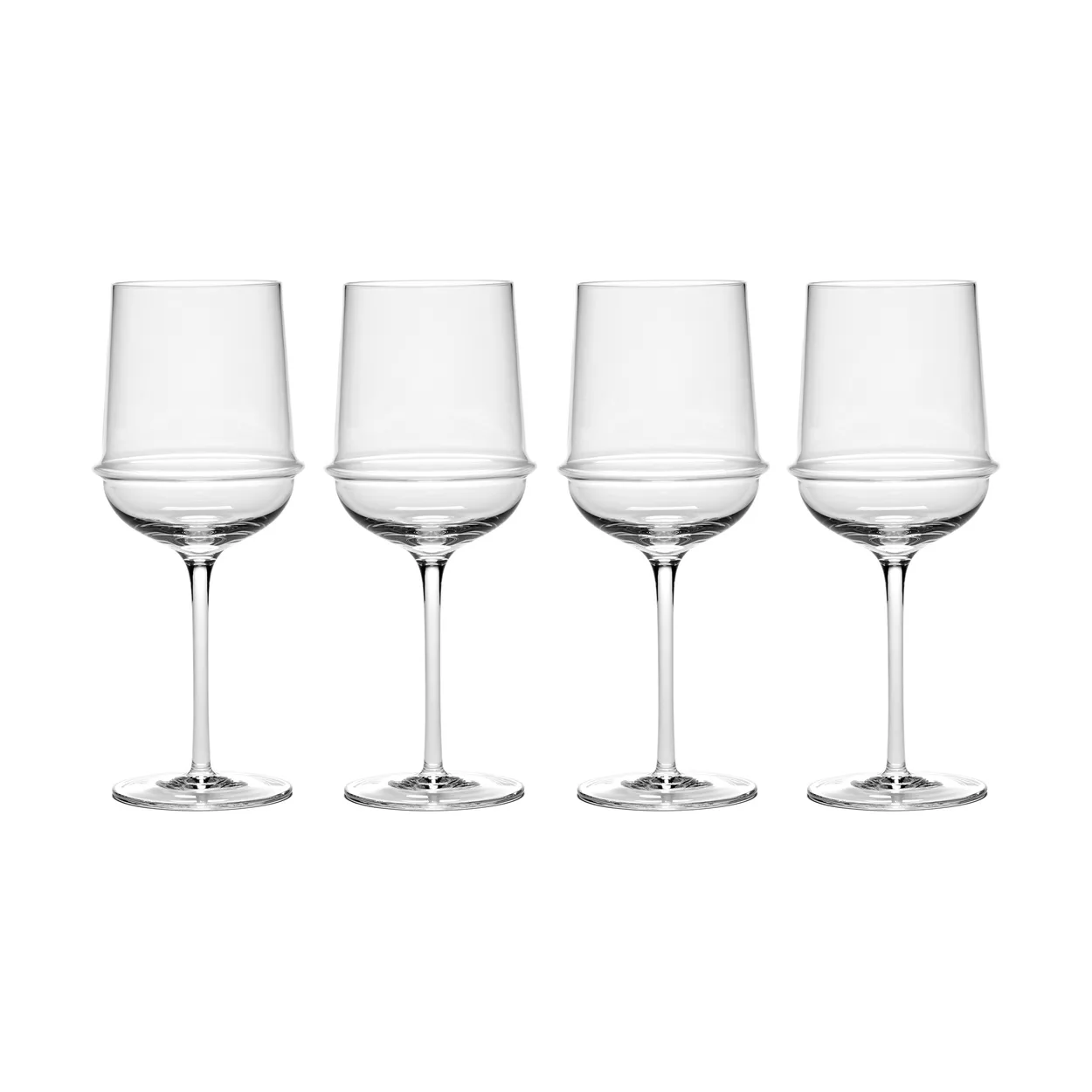 Serax Dune white wine glass 30 cl 4-pack Clear | Scandinavian Design | Wine glasses | Transparent