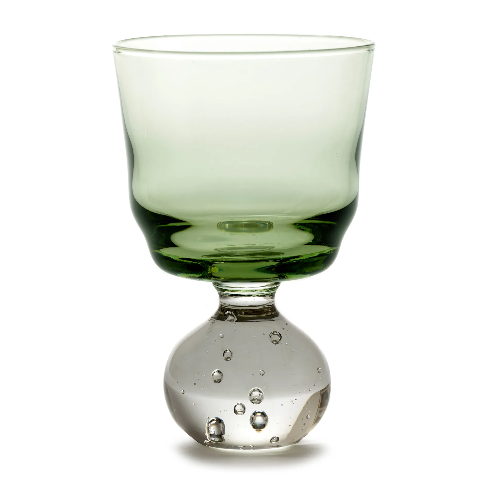 Eternal snow stem glass M 6.3 cm, Green Serax