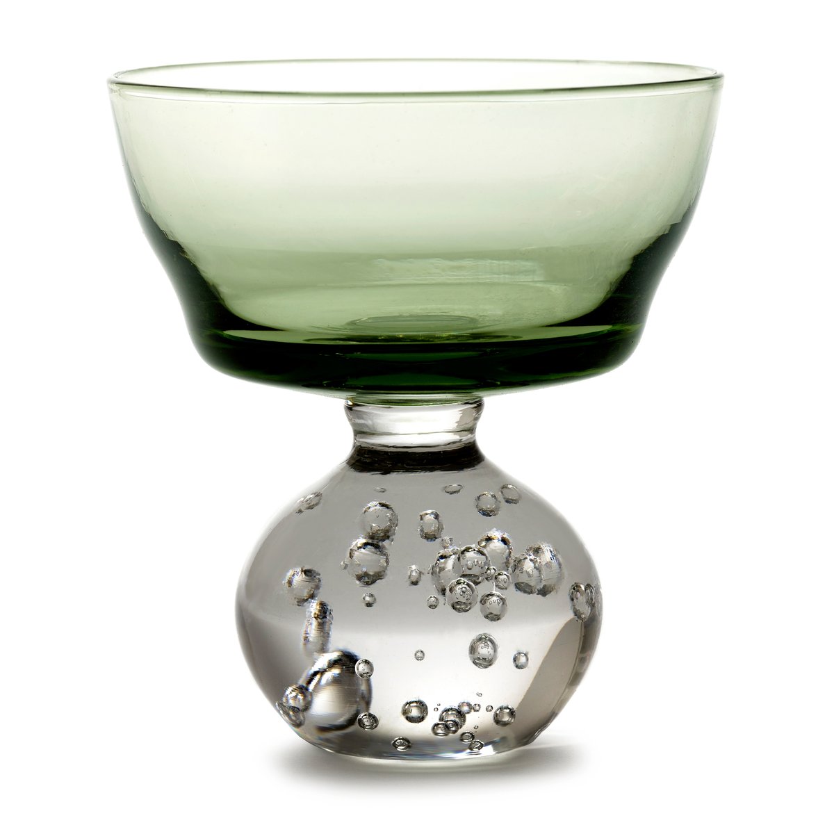 Serax Eternal snow stem glass M 9.2 cm Green | Scandinavian Design | Drinking glasses & tumblers | Green