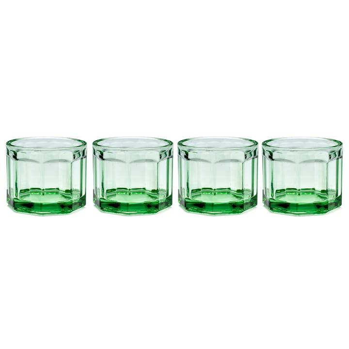 Fish & Fish drinking glass 16 cl 4-pack - green - Serax