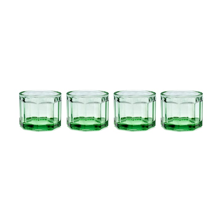 Fish & Fish drinking glass 16 cl 4-pack green - undefined - Serax