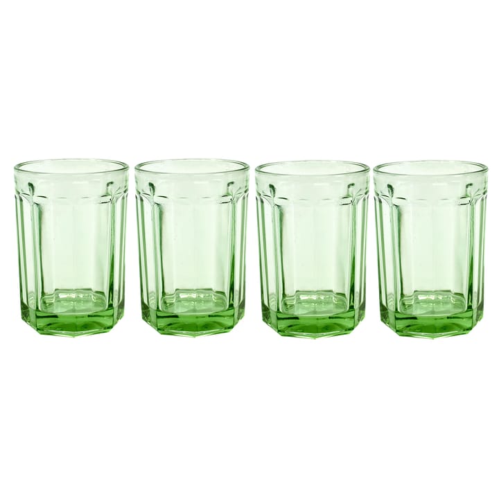 Fish & Fish drinking glass 40 cl 4-pack - green - Serax