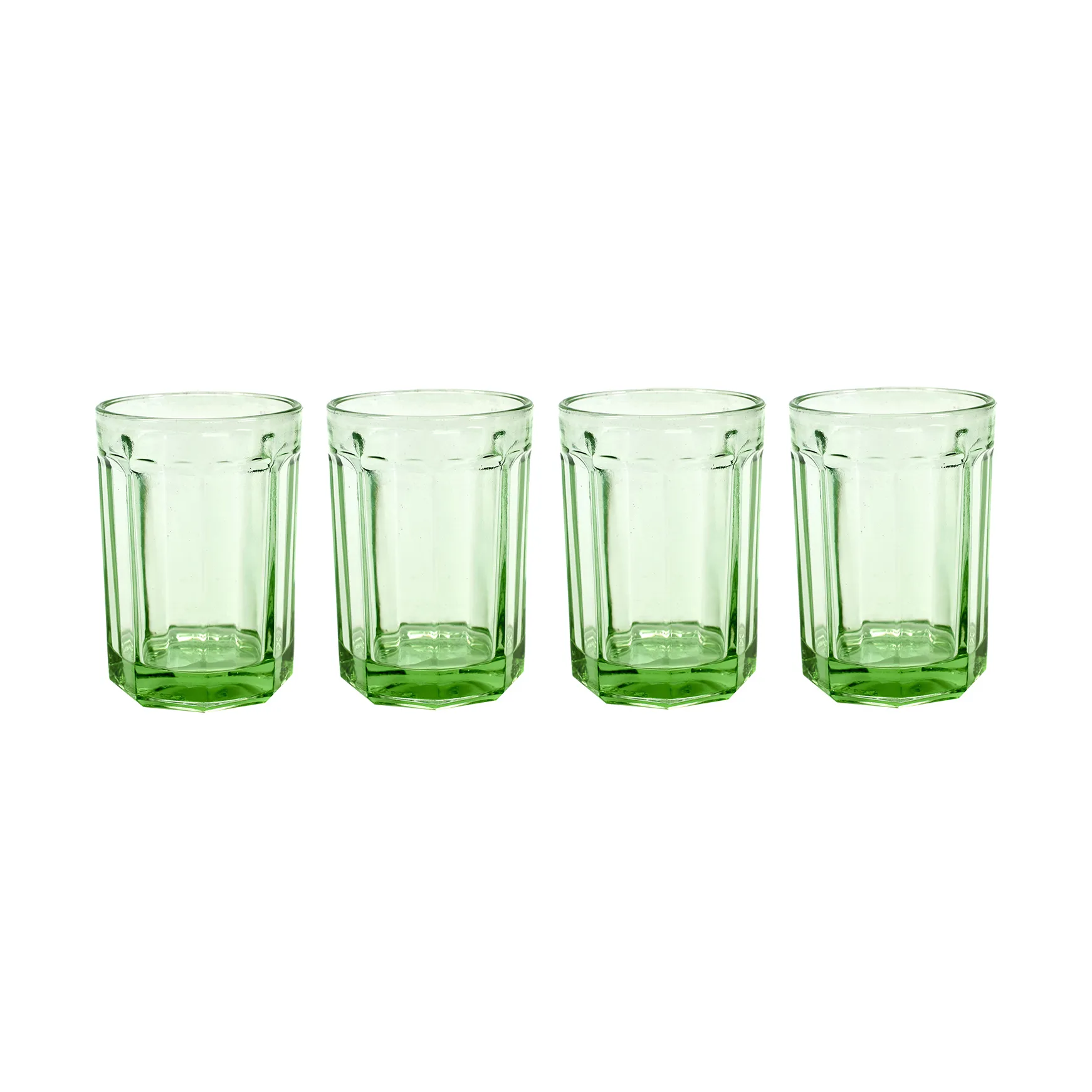 Fish & Fish drinking glass 40 cl 4-pack green Serax