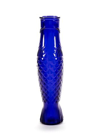 Fish & Fish glass bottle 1 l - Cobalt blue - Serax