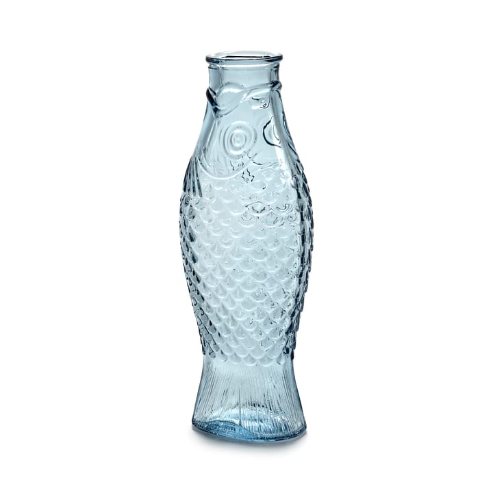 Fish & Fish glass bottle 1 l - Light blue - Serax