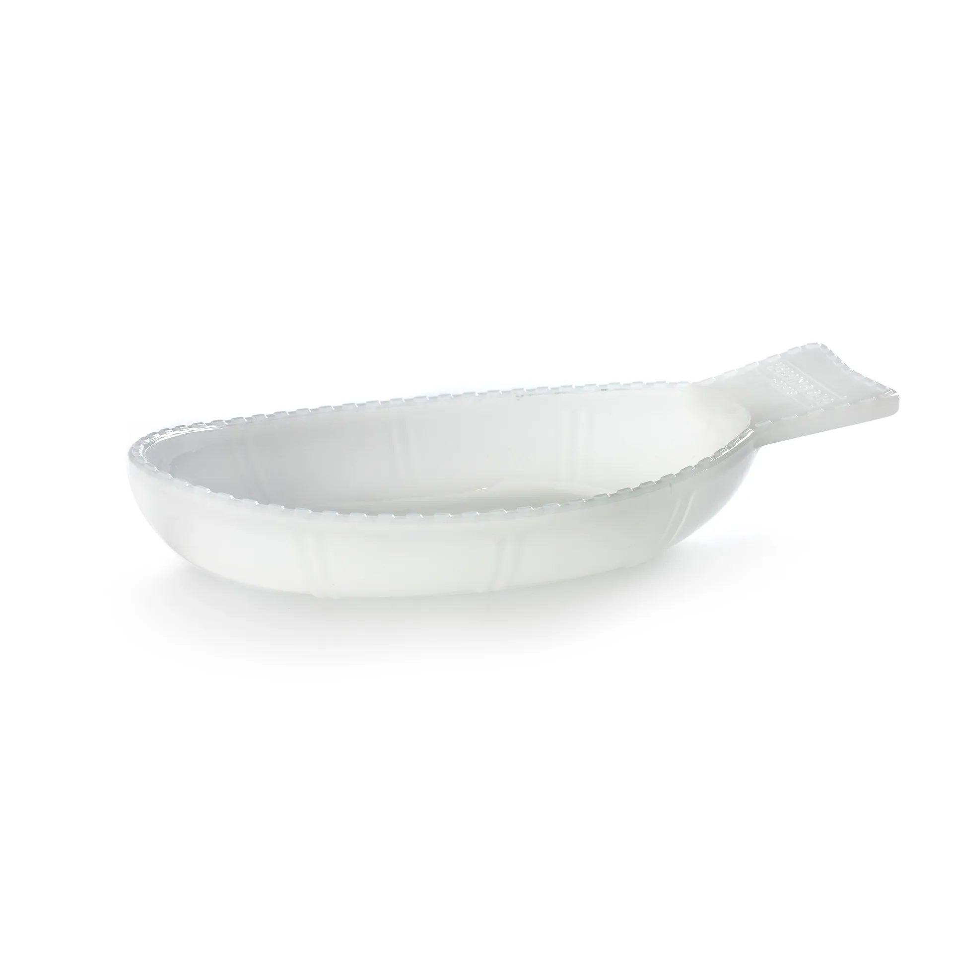 Fish & Fish serving saucer 14x26 cm, milky white Serax