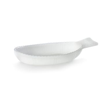Fish & Fish serving saucer 14x26 cm - milky white - Serax