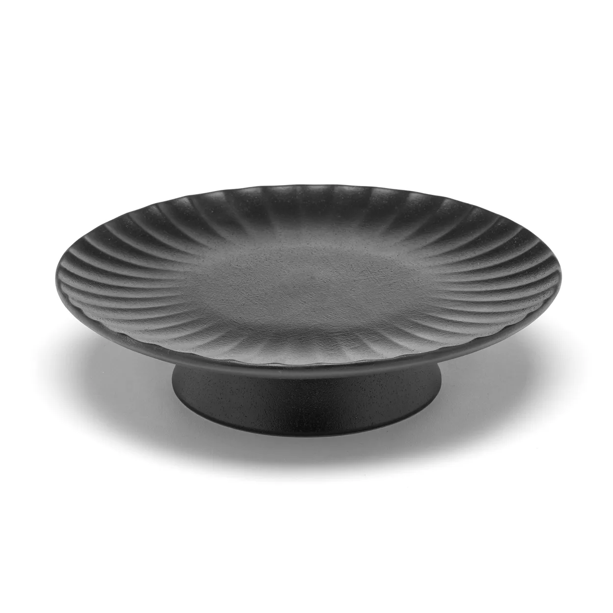 Serax Inku cake plate 24 cm Black | Scandinavian Design | Cake stands | Black