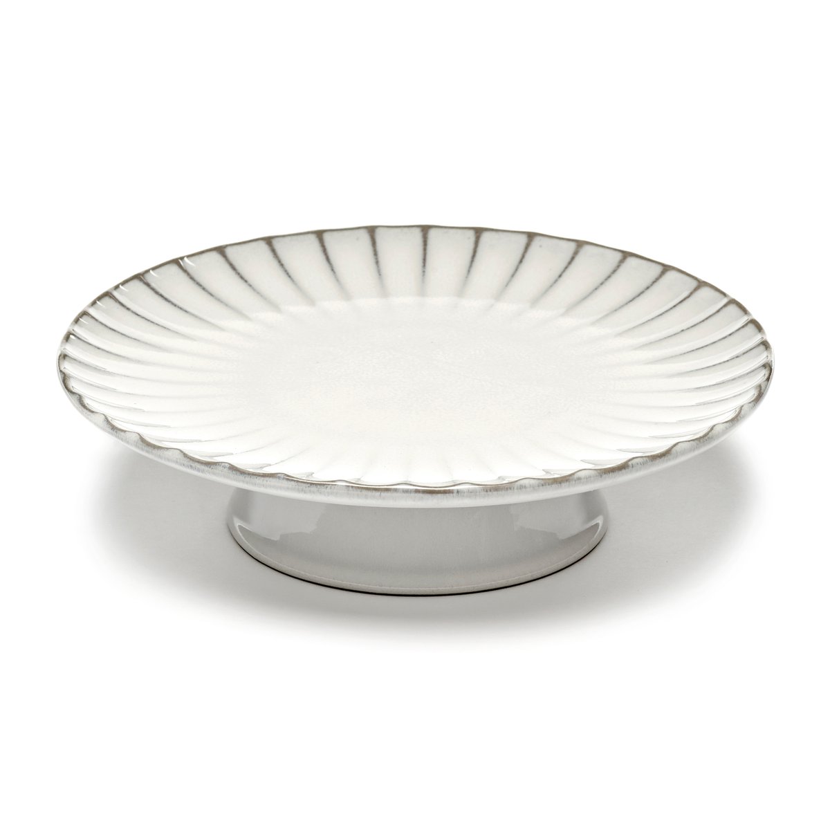 Serax Inku cake plate 24 cm White | Scandinavian Design | Cake stands | White