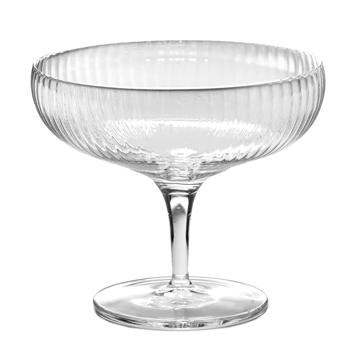 Inku champagne coupe glass 15 cl from Serax
