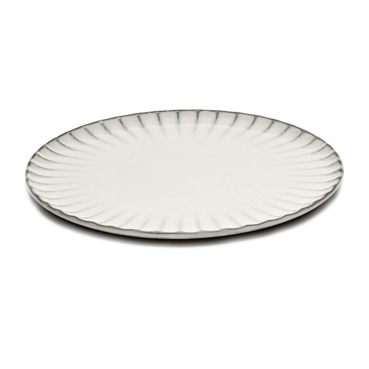 Inku plate L 24 cm - White - Serax