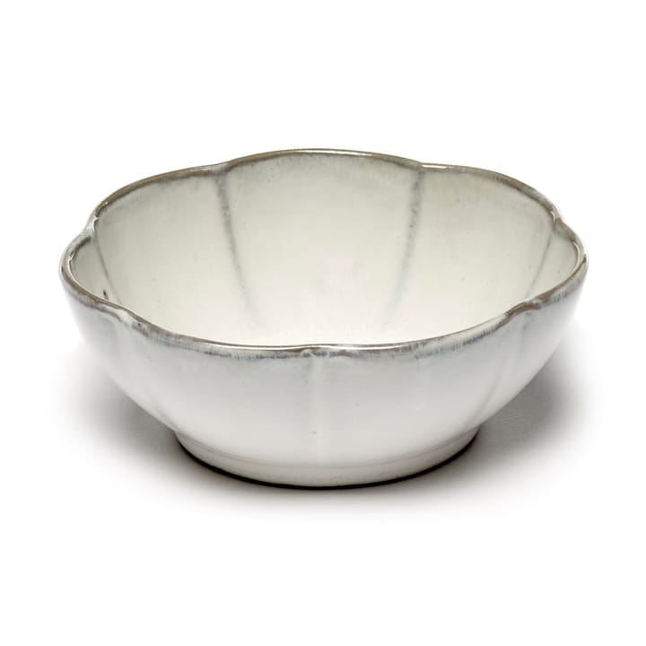 Inku ridged bowl L 13 cm - White - Serax