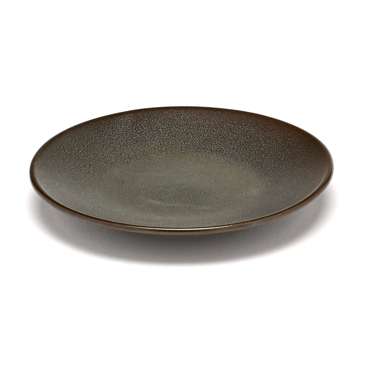 Serax Inku saucer for espresso cup 12 cm Green | Scandinavian Design | Tea & coffee saucers | Green