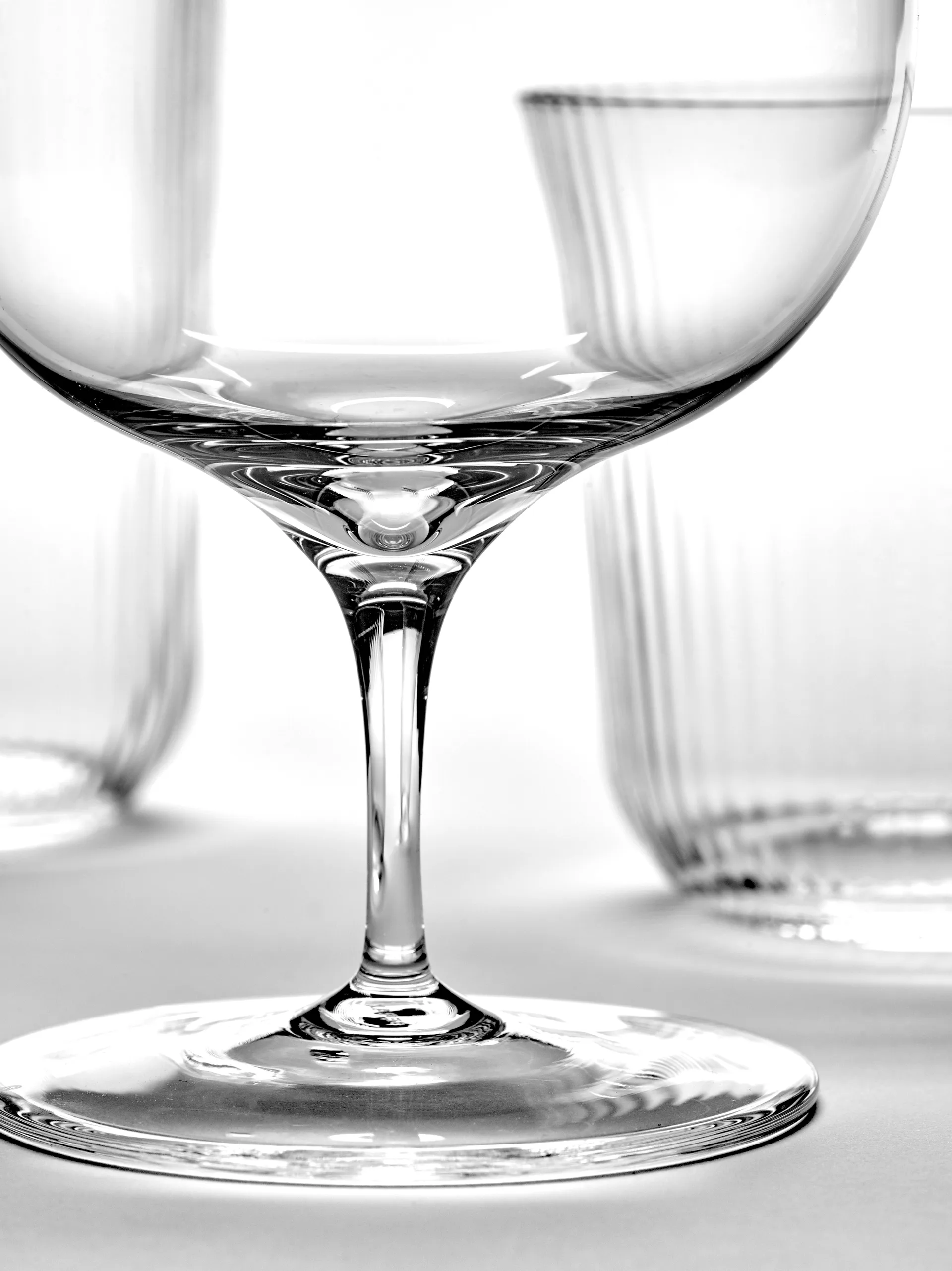 Inku white wine glass 50 cl, Clear Serax