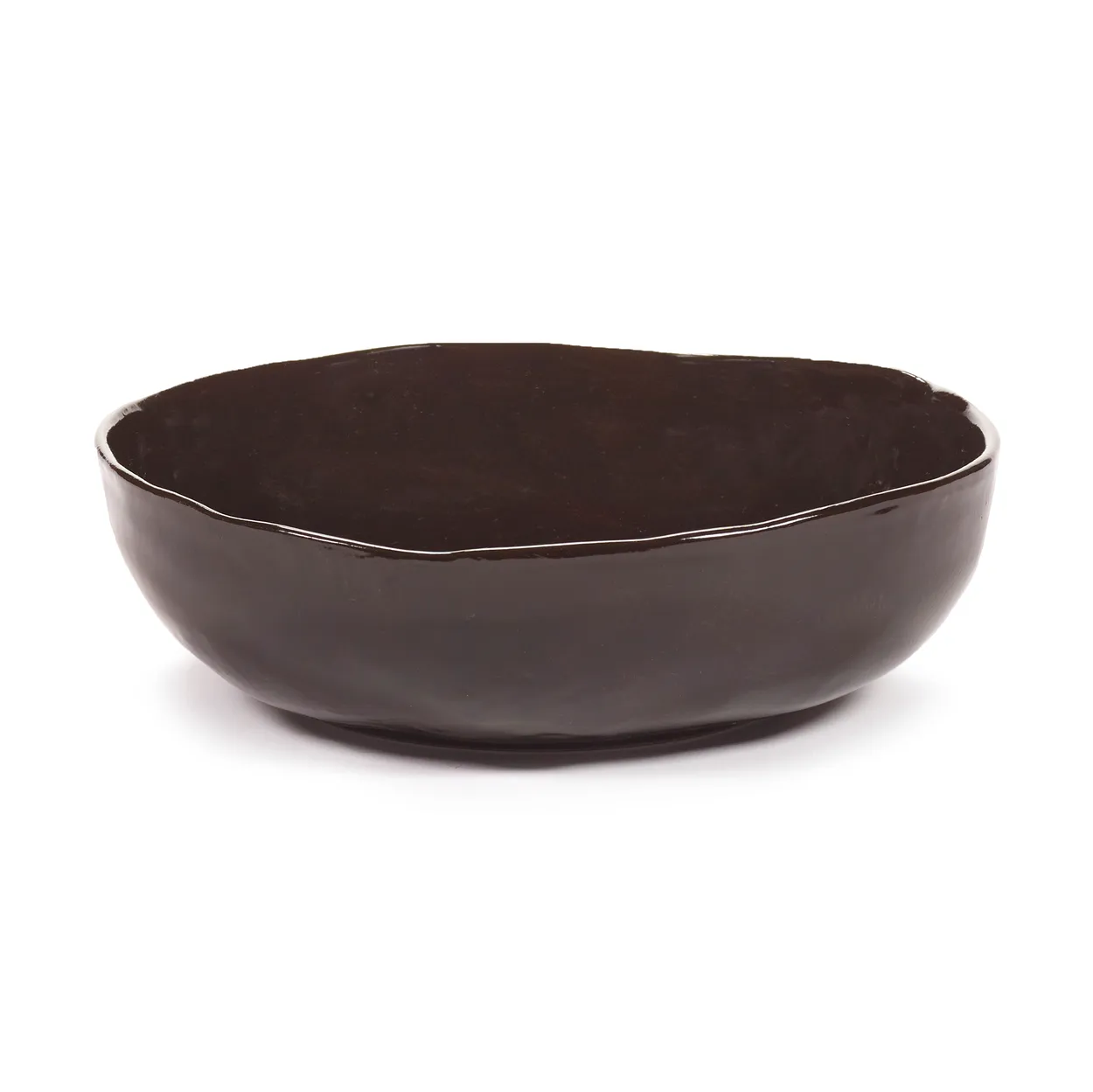 Serax La Mère bowl L o22 cm Dark brown | Scandinavian Design | Serving bowls | Brown