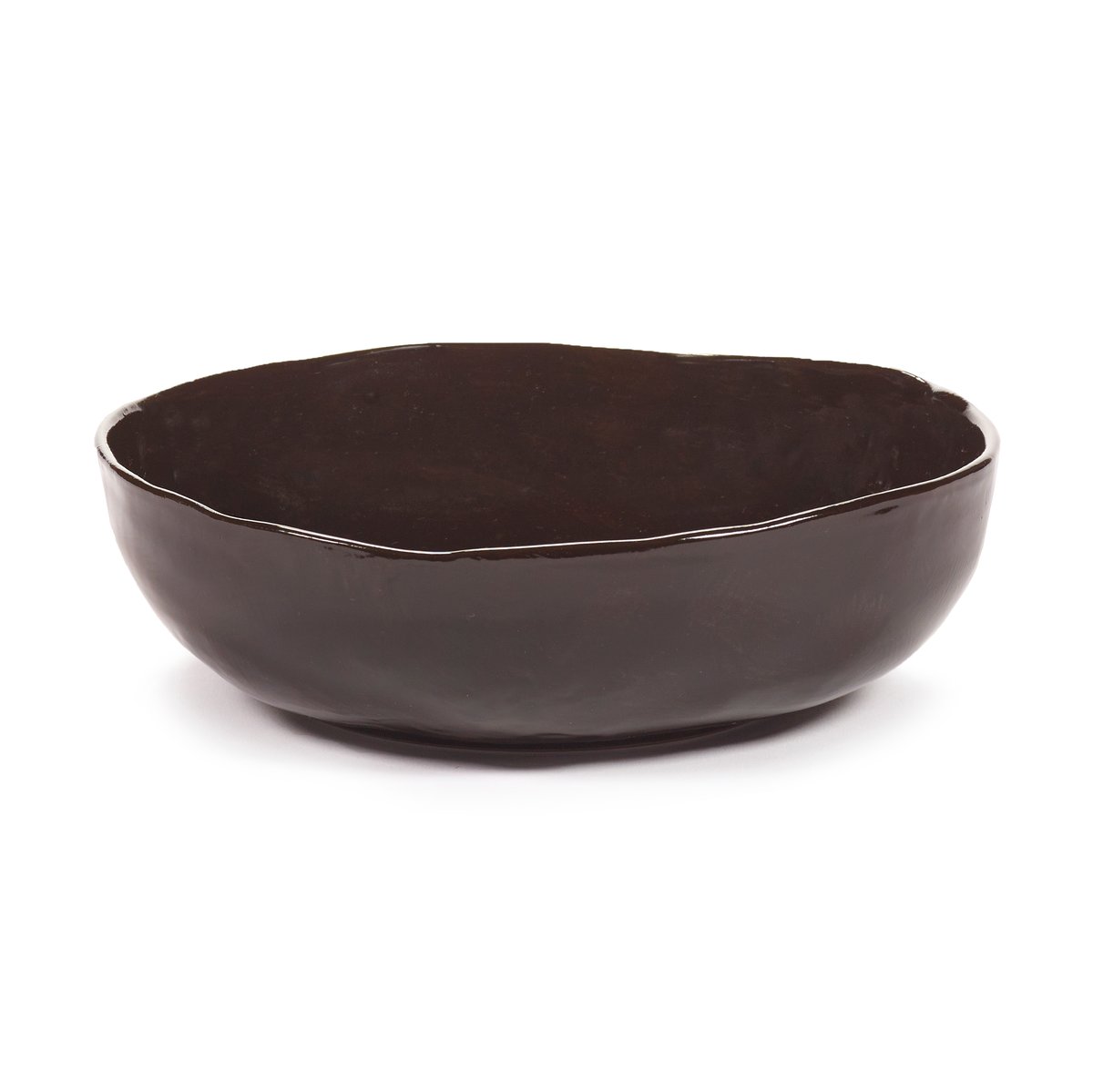 Serax La Mère bowl L o22 cm Dark brown | Scandinavian Design | Serving bowls | Brown