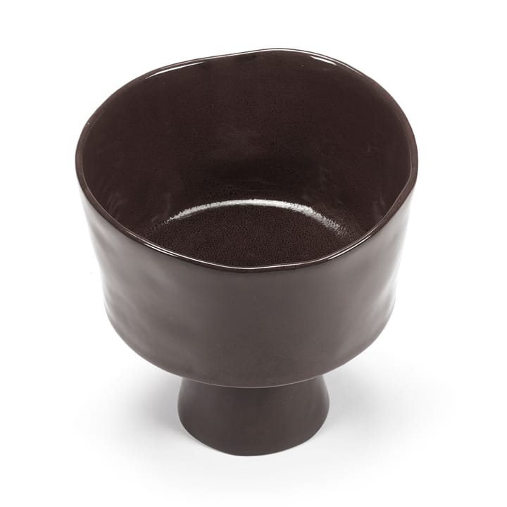 La Mère bowl on foot Ø18 cm - Ebony - Serax