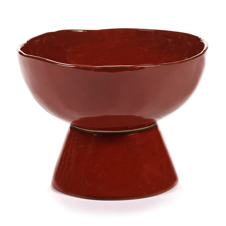 La Mère bowl on foot large Ø20.5 cm - Venetian red - Serax