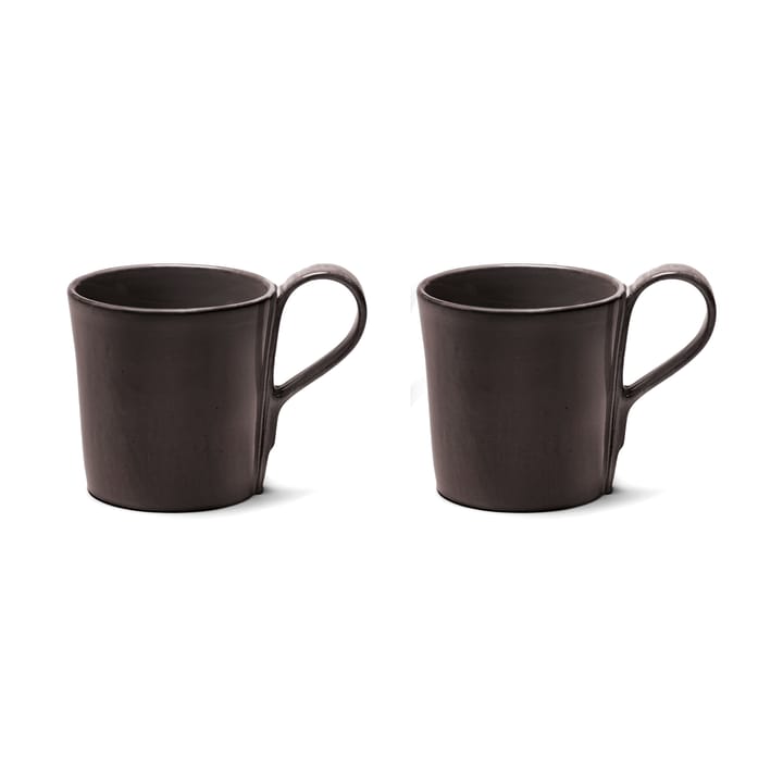 La Mère coffee cup 13 cl 2-pack - Dark brown - Serax