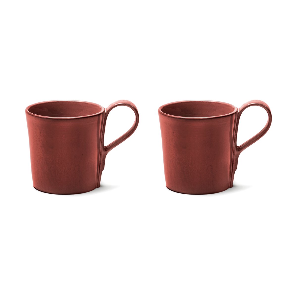 Serax La Mère coffee cup 13 cl 2-pack Venetian red | Scandinavian Design | Coffee cups | Red