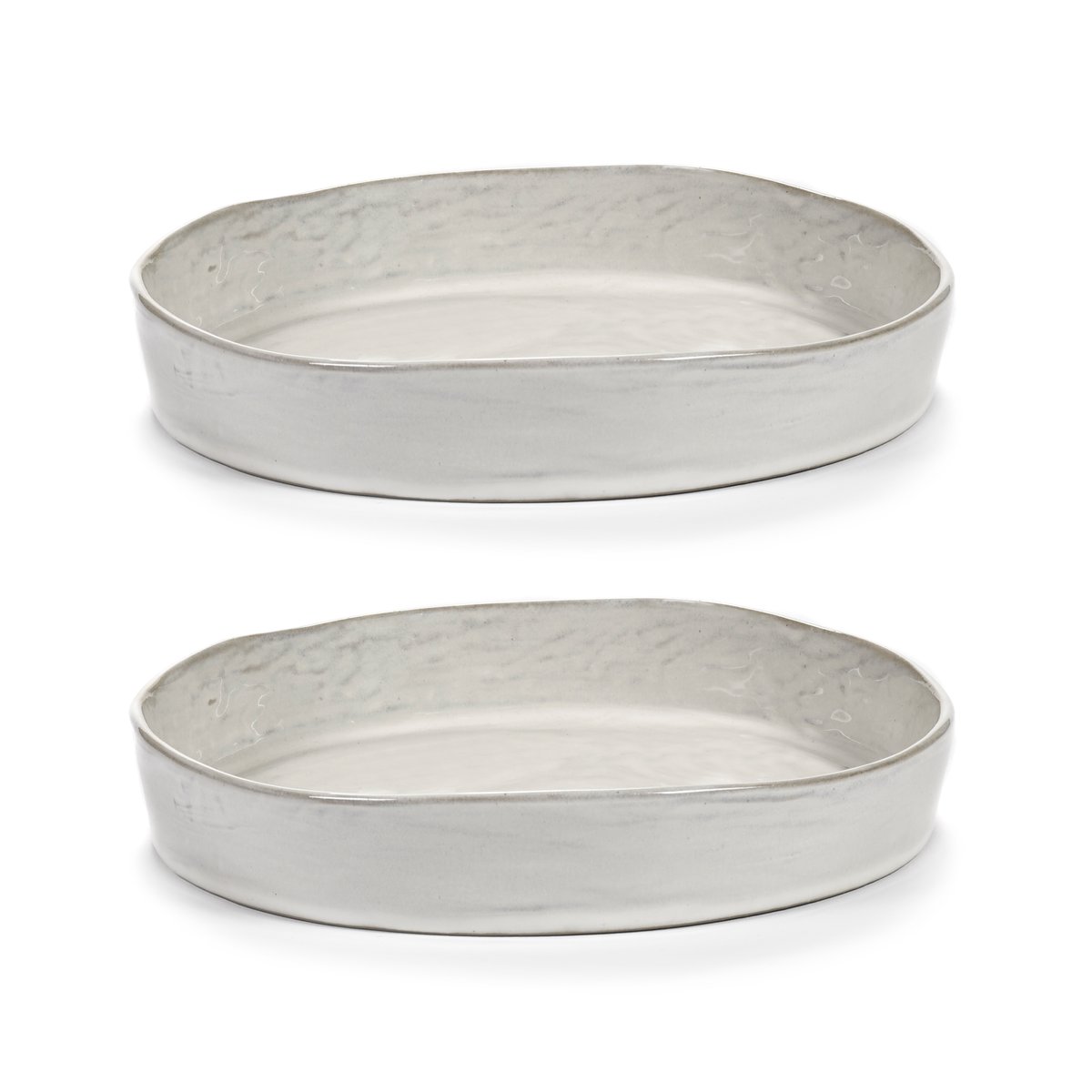 Serax La Mère deep plate M o23 cm 2-pack Off white | Scandinavian Design | Deep plates | White