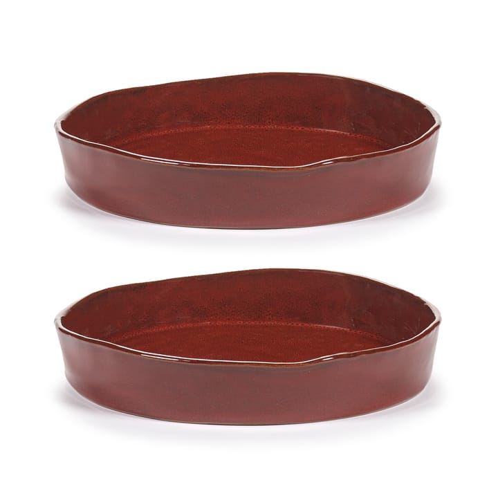 La Mère deep plate M Ø23 cm 2-pack - Venetian red - Serax