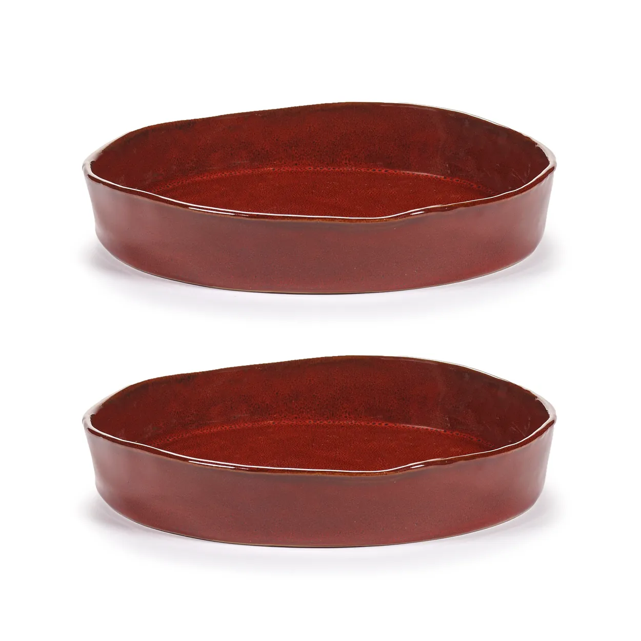 Serax La Mère deep plate S o20 cm 2-pack Venetian red