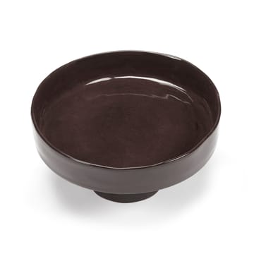 La Mère deep saucer on foot L Ø25 cm - Ebony - Serax