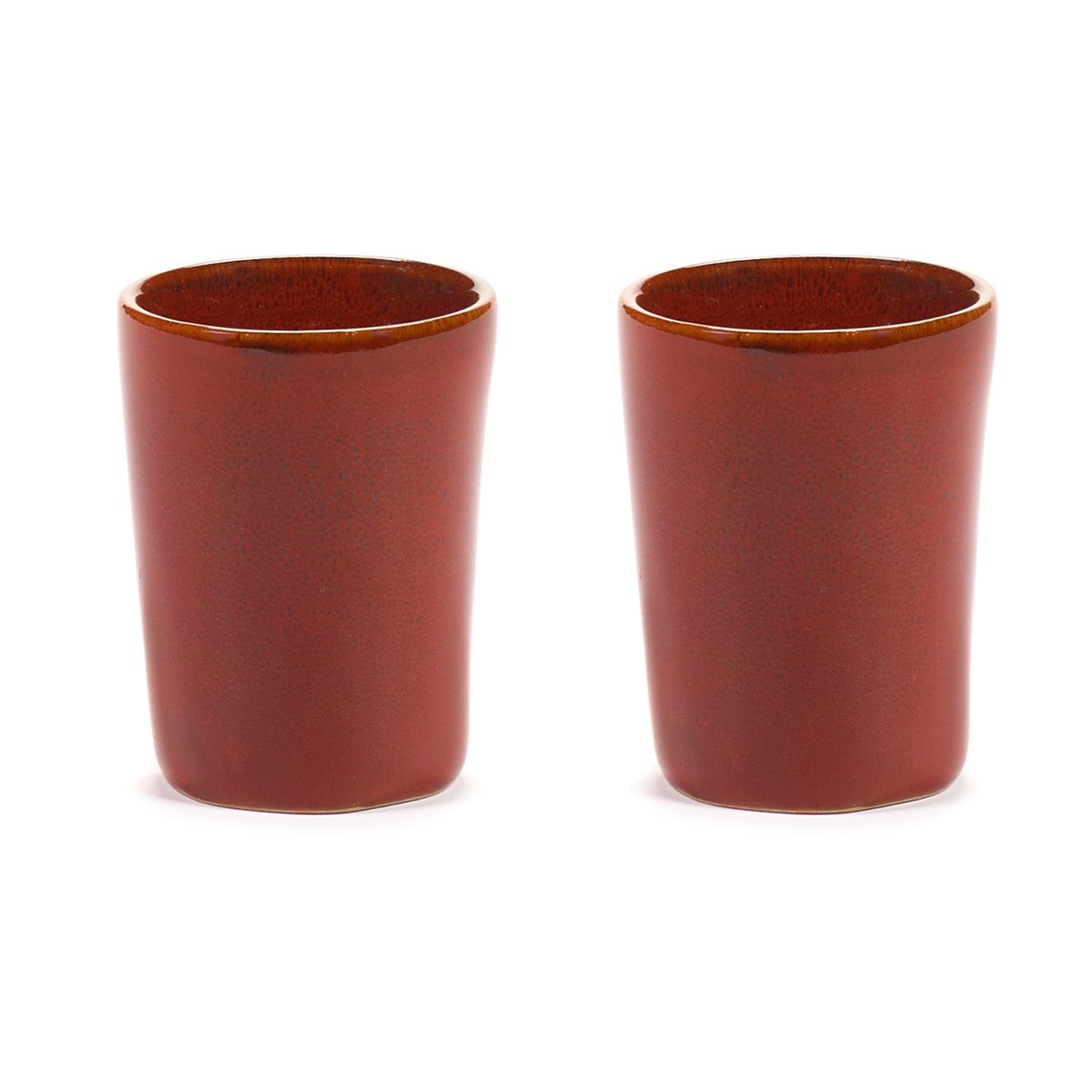 Serax La Mère espresso cup 7 cl 2-pack Venetian red
