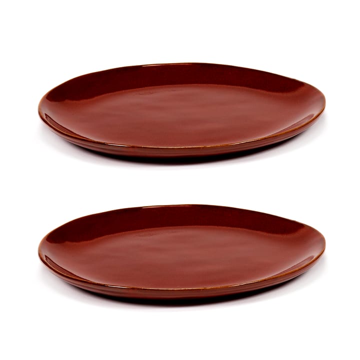 La Mère plate S Ø18 cm 2-pack - Venetian red - Serax