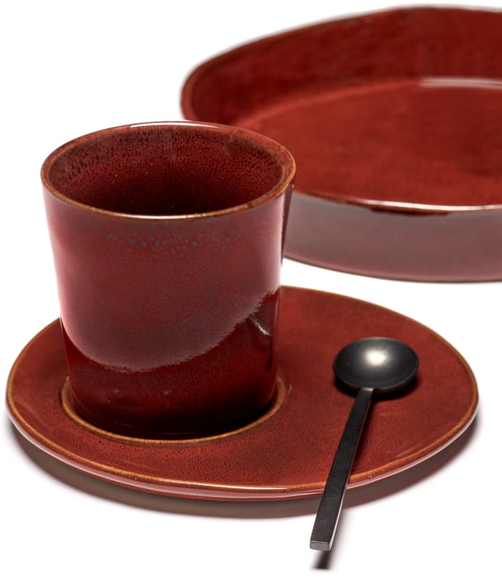 La Mère saucer for coffee cup Ø14.5 cm 2-pack - Venetian red - Serax