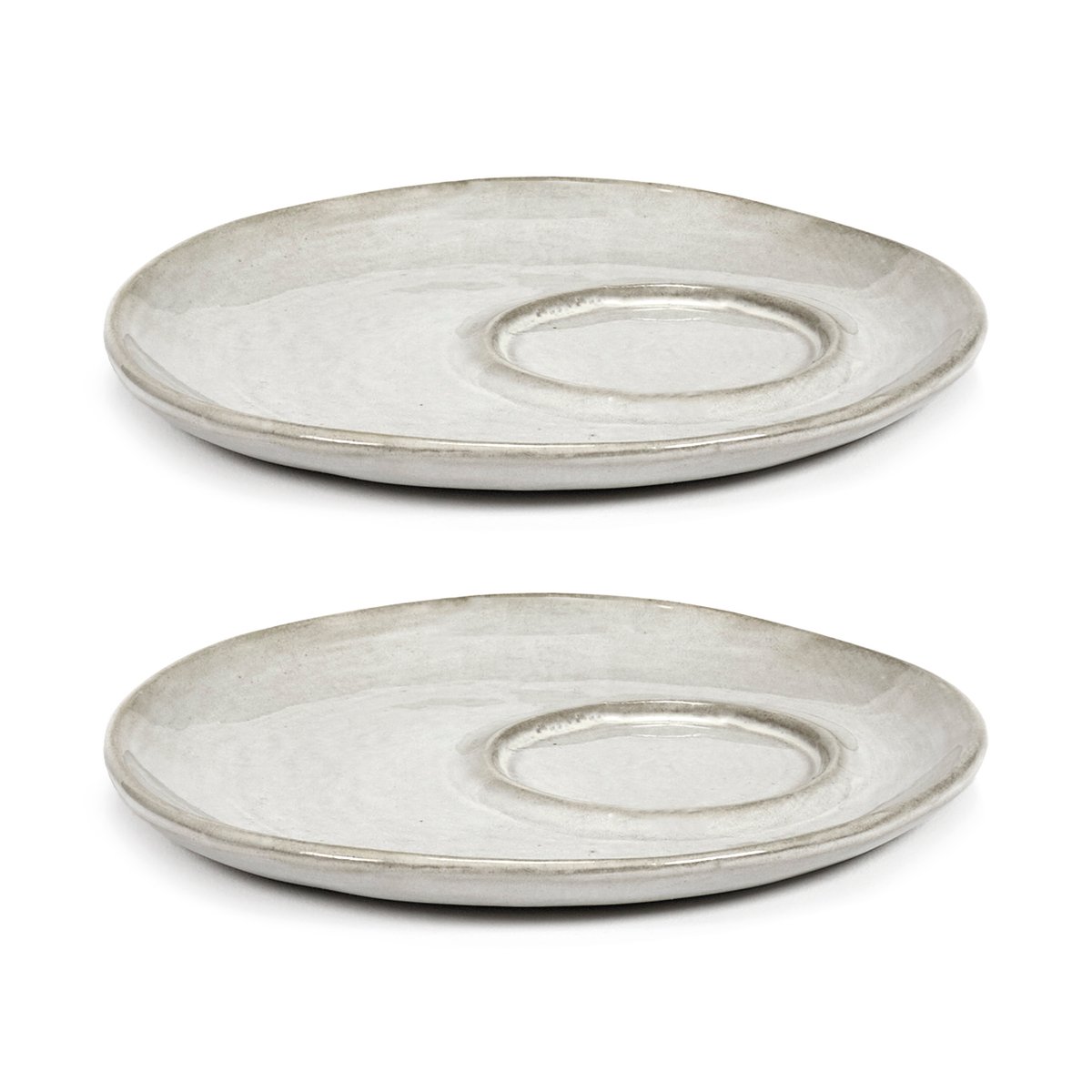 Serax La Mère saucer for espresso cup Ø11 cm 2-pack Off white