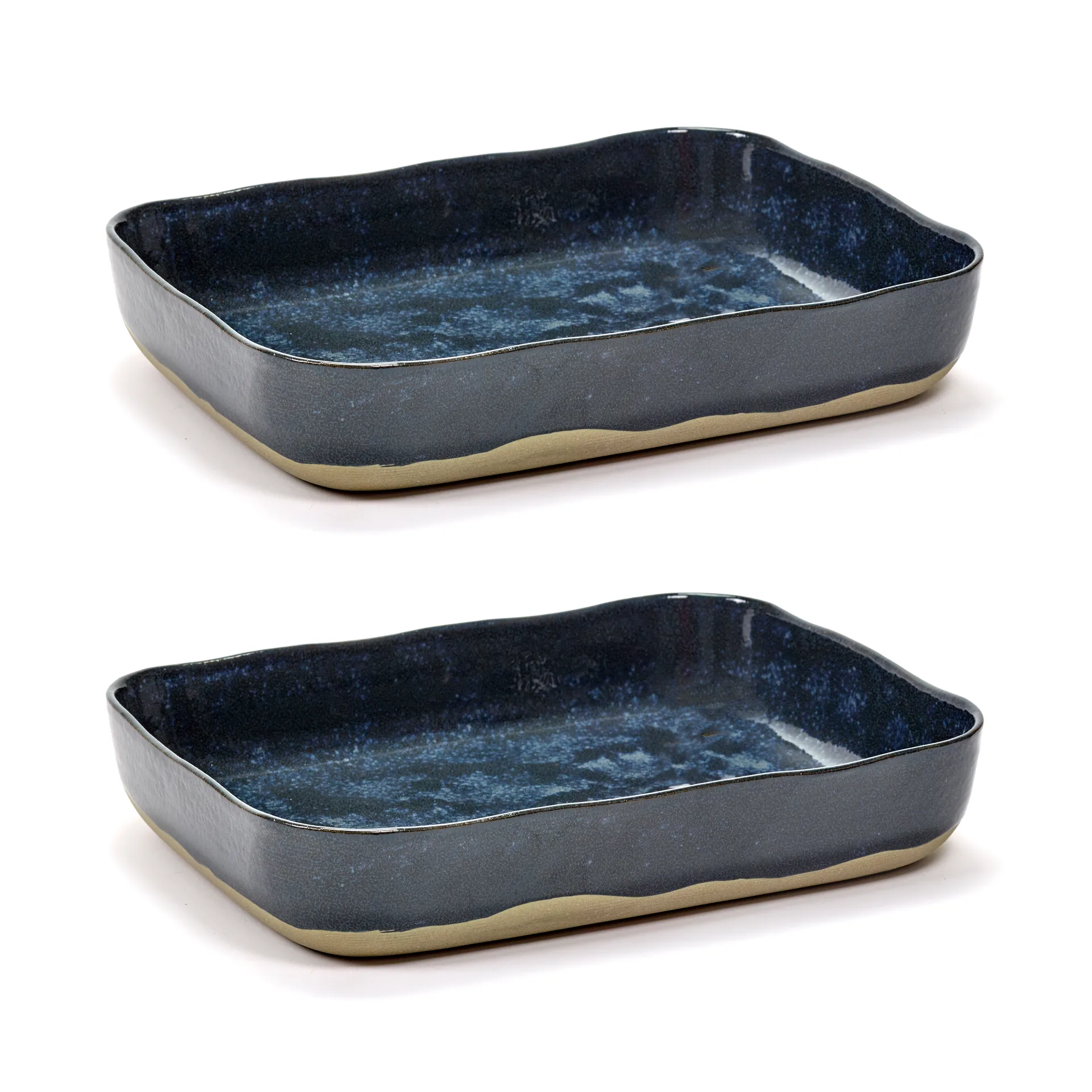 La Nouvelle Table baking dish No10 22x30 cm 2-pack, Blue Serax