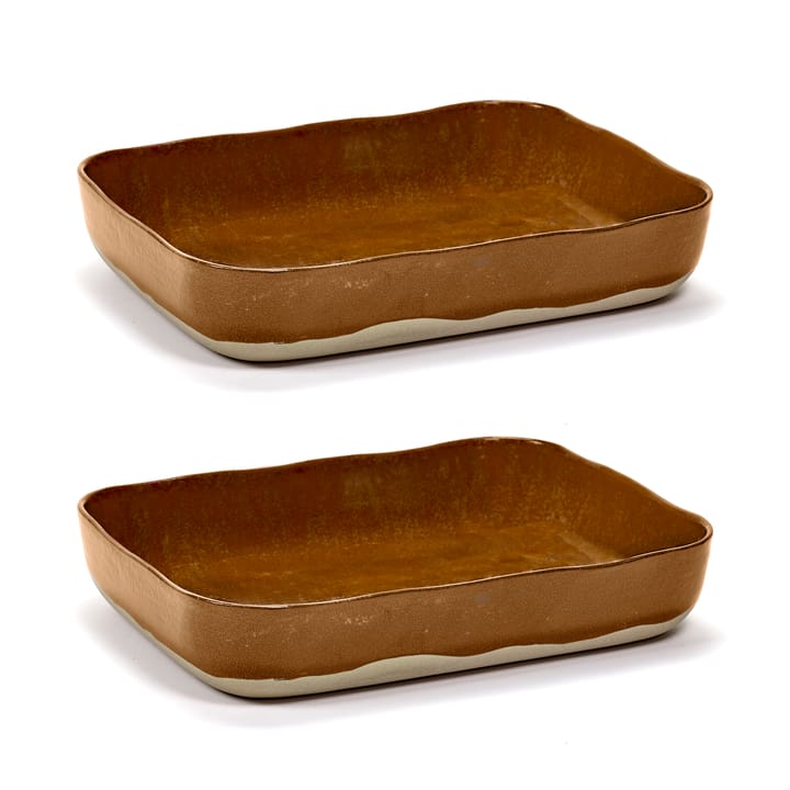 La Nouvelle Table baking dish No10 22x30 cm 2-pack - Brown - Serax