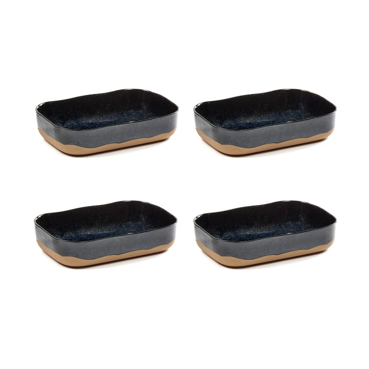 La Nouvelle Table extra deep saucer No5 L 4-pack - Dark blue - Serax