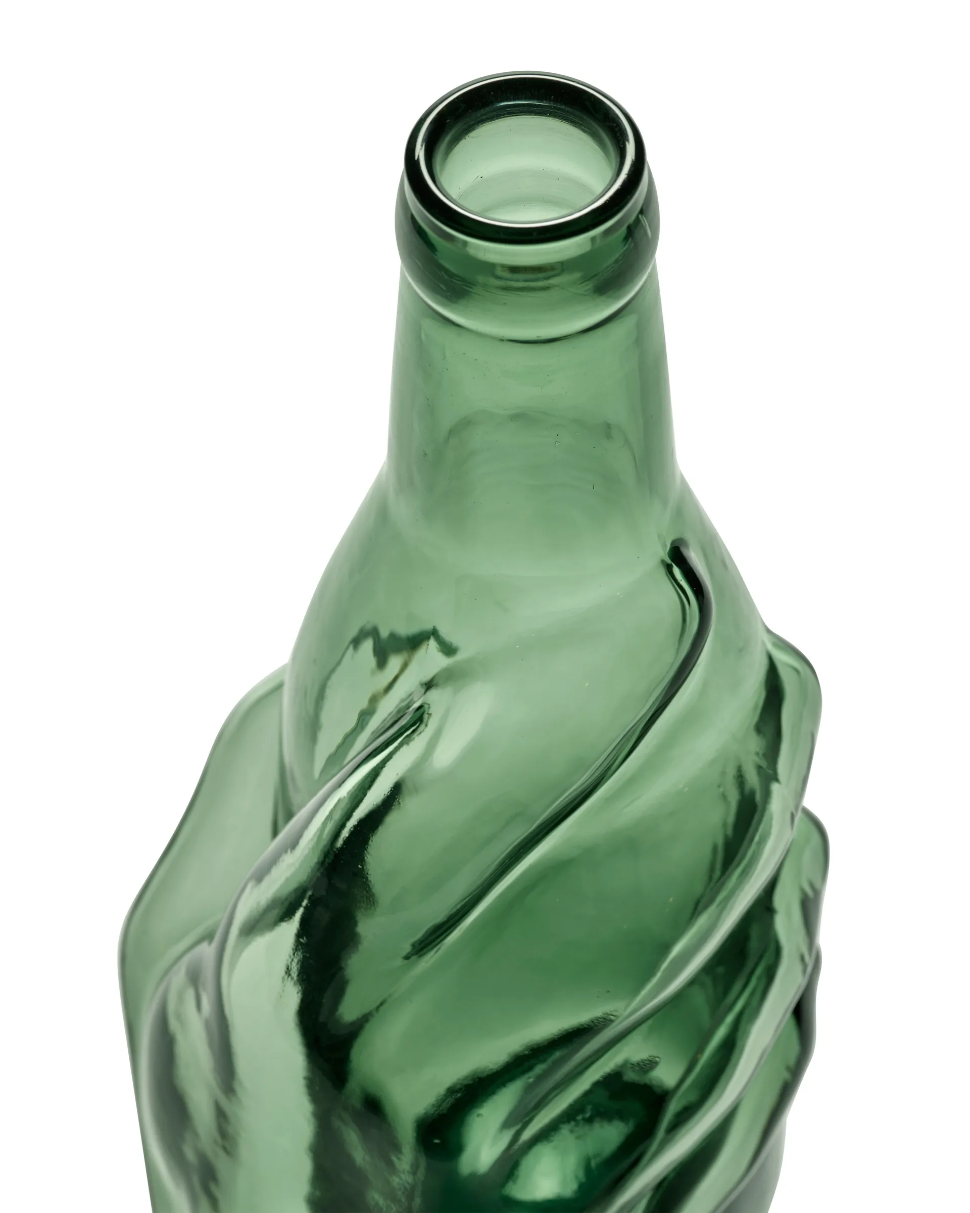 Les Objets Mouleversants carafe 0.95 L, Emerald green Serax