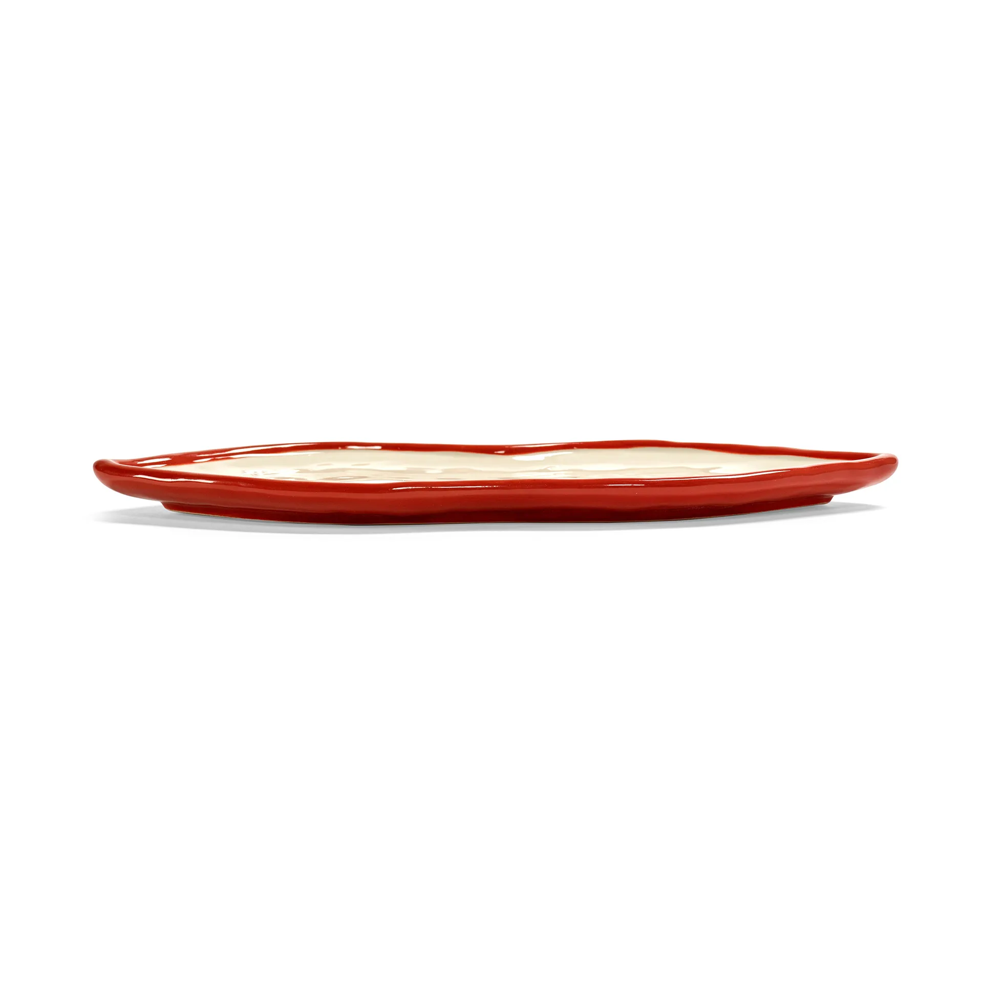 Les Objets Mouleversants tray L, Red-white Serax