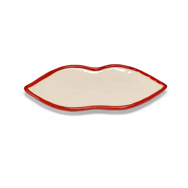 Les Objets Mouleversants tray M - Red-white - Serax