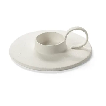 Mira candlestick L - Beige - Serax