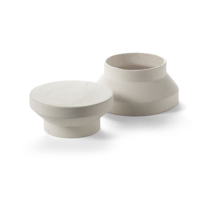 Mira vase/cake stand S, Beige Serax