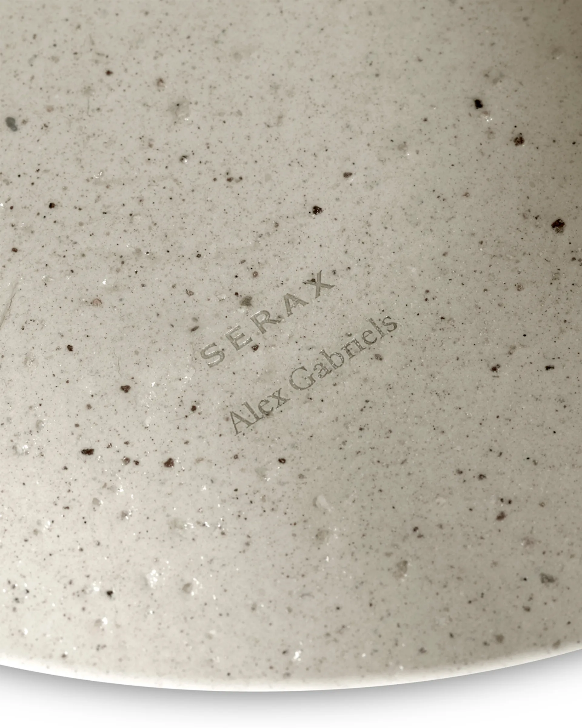 Mira vase/cake stand S, Beige Serax