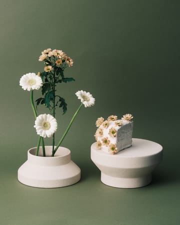 Mira vase/cake stand S - Beige - Serax