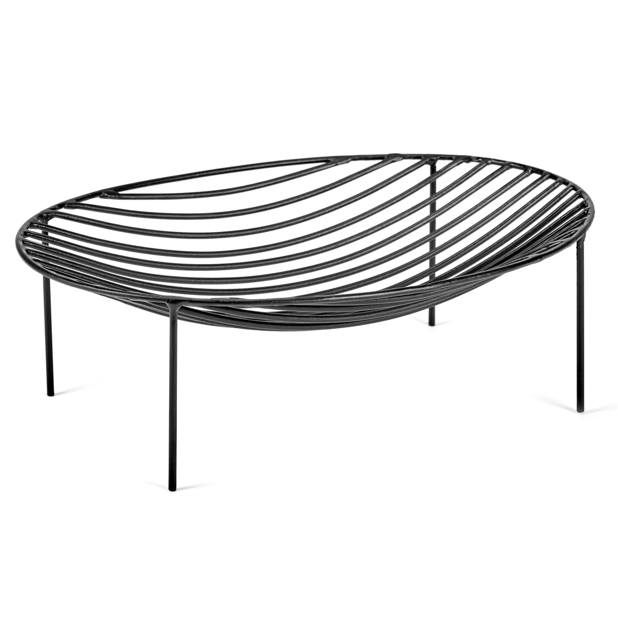 Serax Nana fruit platter 25x35 cm black | Scandinavian Design | Fruit bowls | Black