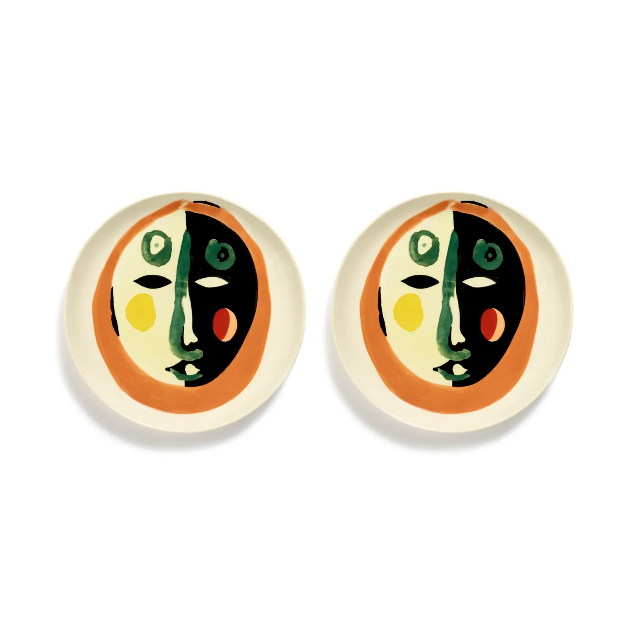 Serax Ottolenghi Feast plate M o22 cm 2-pack Face nr 1