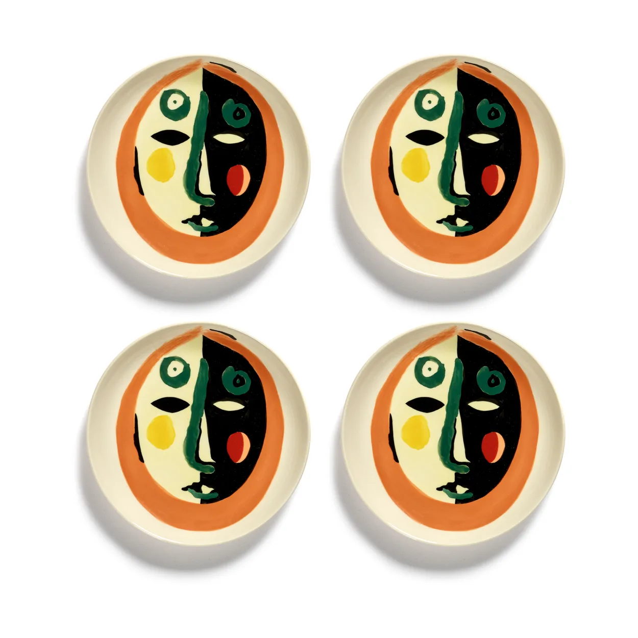 Serax Ottolenghi Feast plate XS o16 cm 4-pack Face nr 1