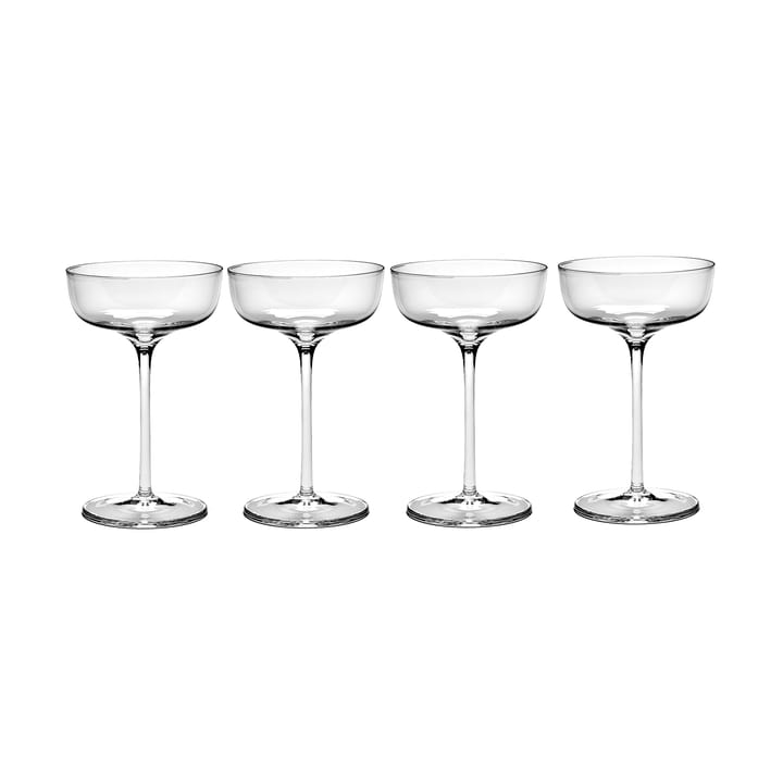 Passe-Partout champagne glass 15 cl 4-pack clear - undefined - Serax