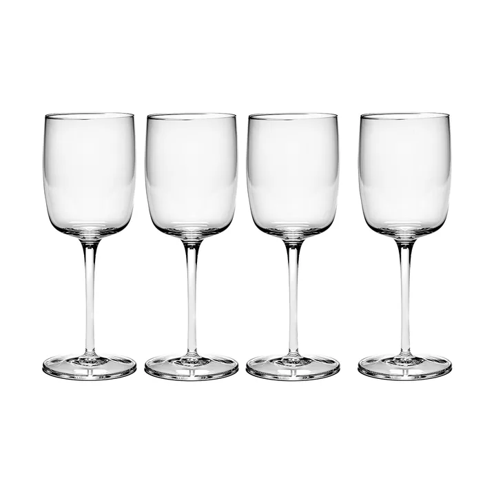 Passe-Partout white wine glass 30 cl 4-pack clear - Serax