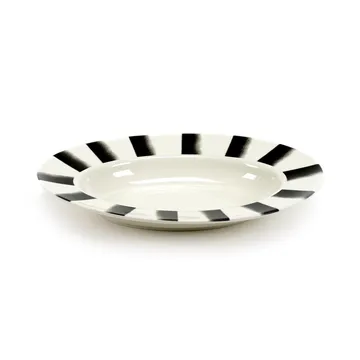 Pasta & Pasta oval plate S - lines - Serax