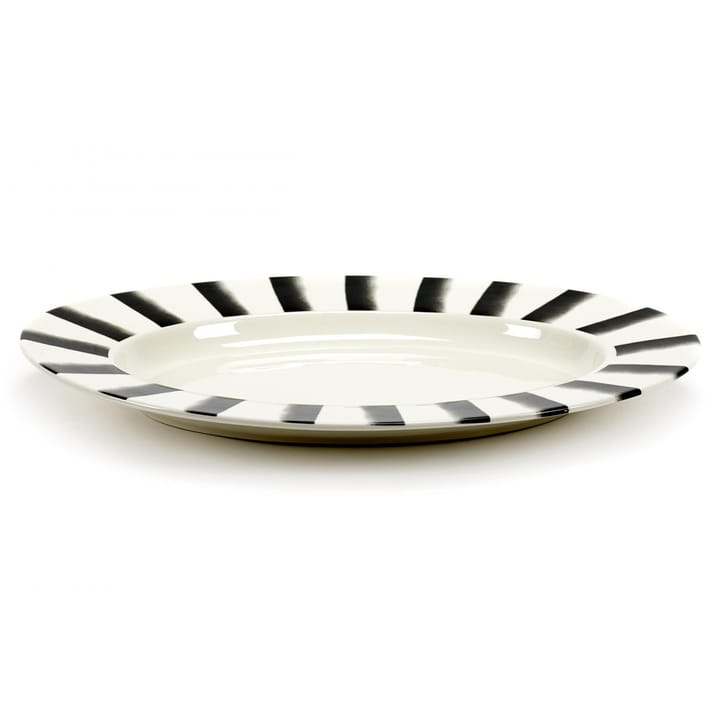 Pasta & Pasta oval servering saucer XL - lines - Serax